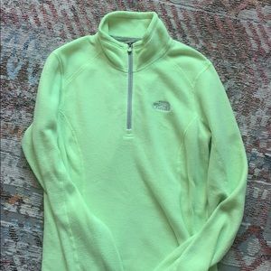 Fleece quarter zip up